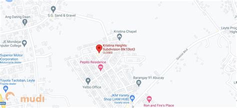 kristina heights subdivision tacloban city photos|Google Maps.